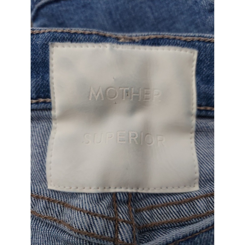 Mother Superior Jeans Womens 29 Blue Dazzler Flood Sweet Petals Medium Wash - Picture 13 of 14